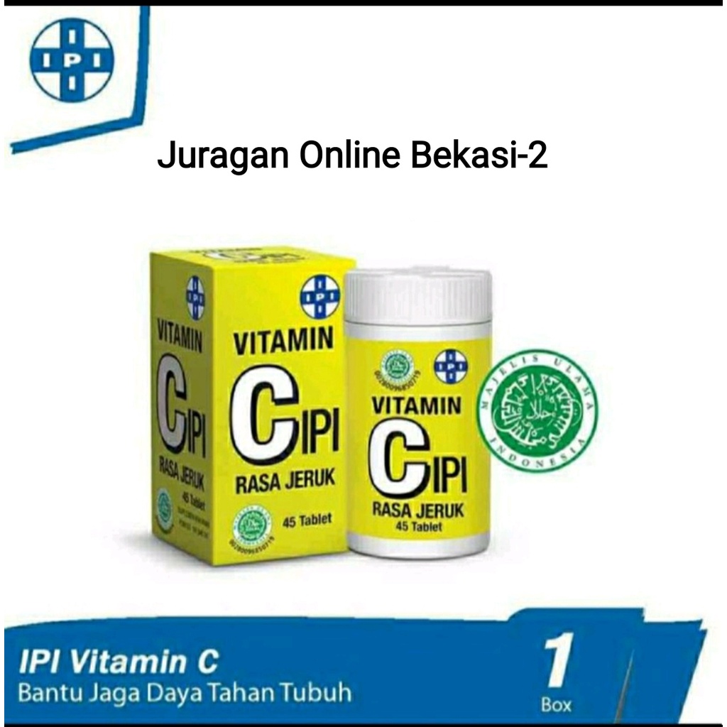IPI Vitamin C Botol Isi 45 Tablet PALING MURAH