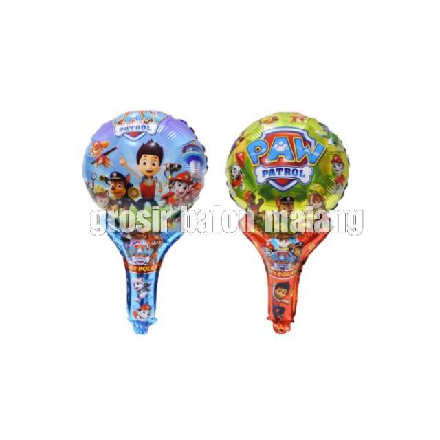 Balon pentung/balon tangan/balon souvenir paw patrol