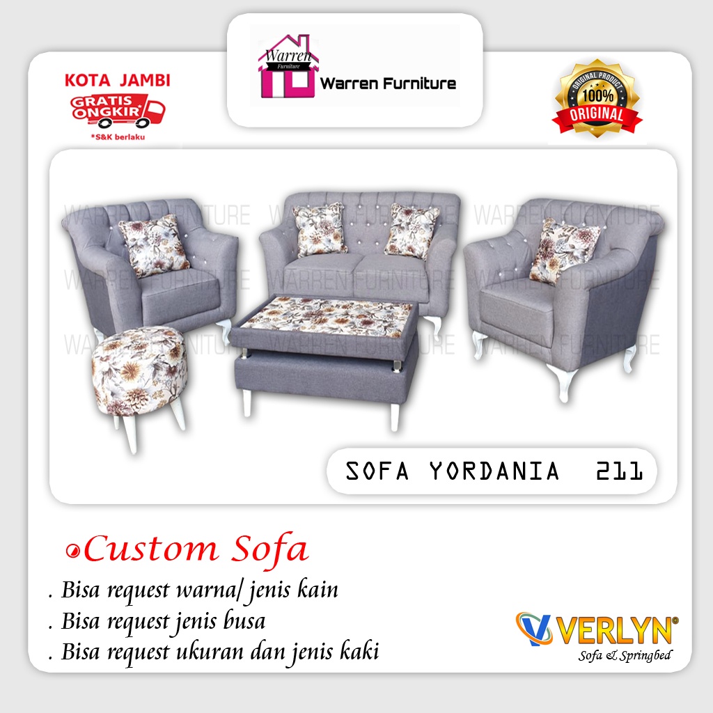 Sofa Tamu minimalis Kursi tamu model 211 YORDANIA