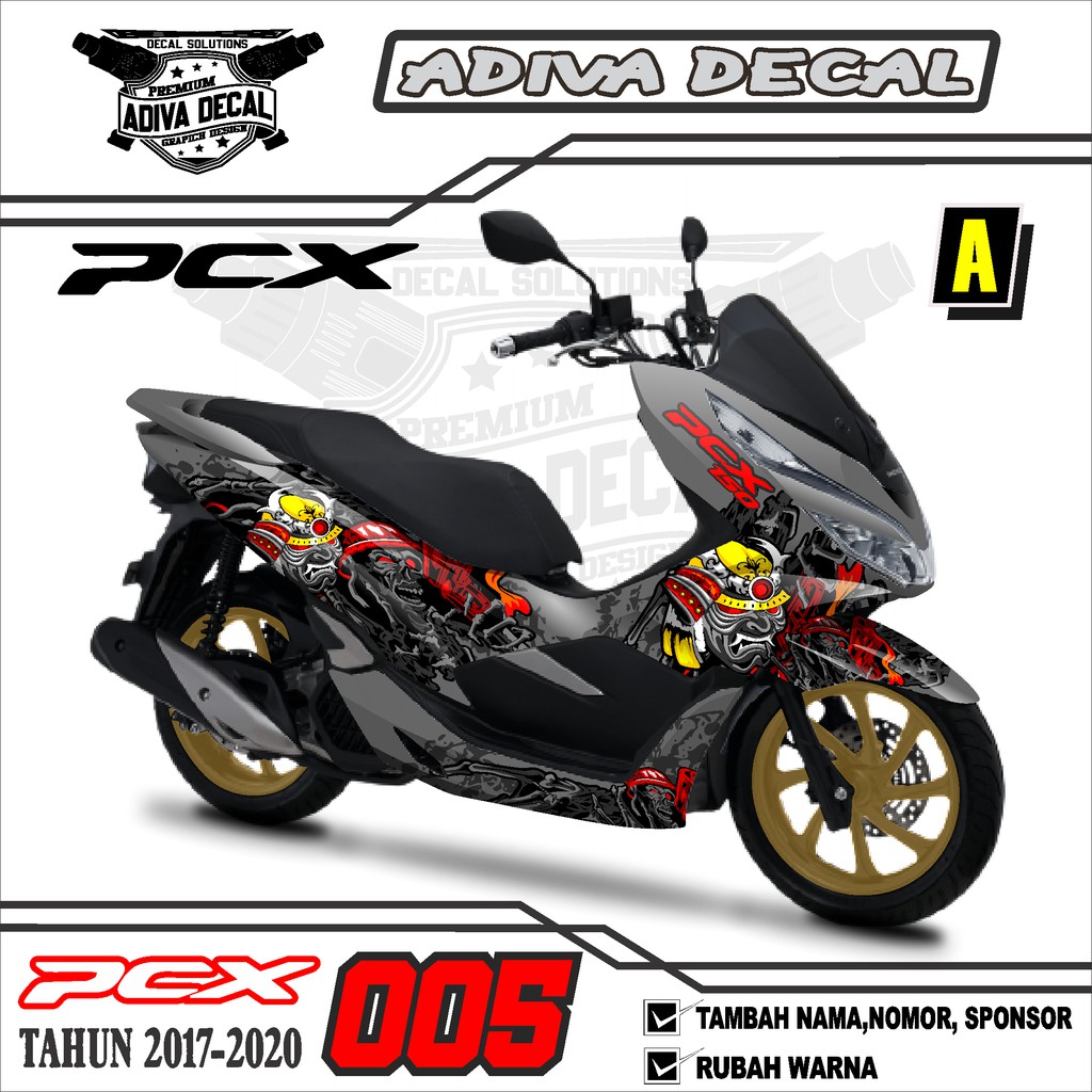 DECAL STICKER PCX KRISNDA 2017-2020 - DEKAL STIKER PCX 005