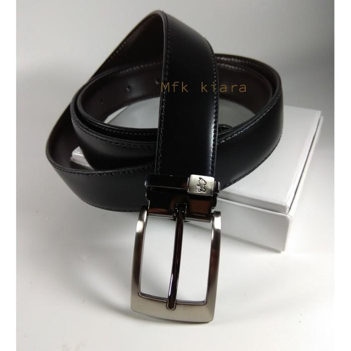 Sabuk ikat pinggang braun buffel 3cm