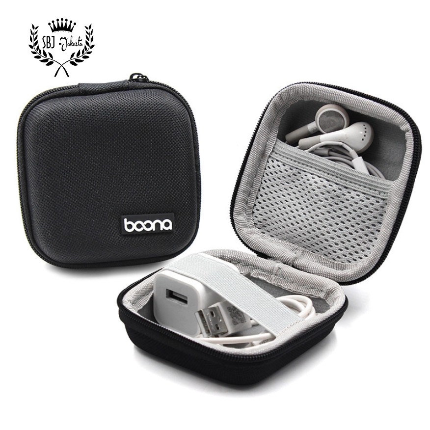 Baona F01 Tempat Headset earphone Portable / Kotak earphone Headset Baona model Mini Eva hardcase