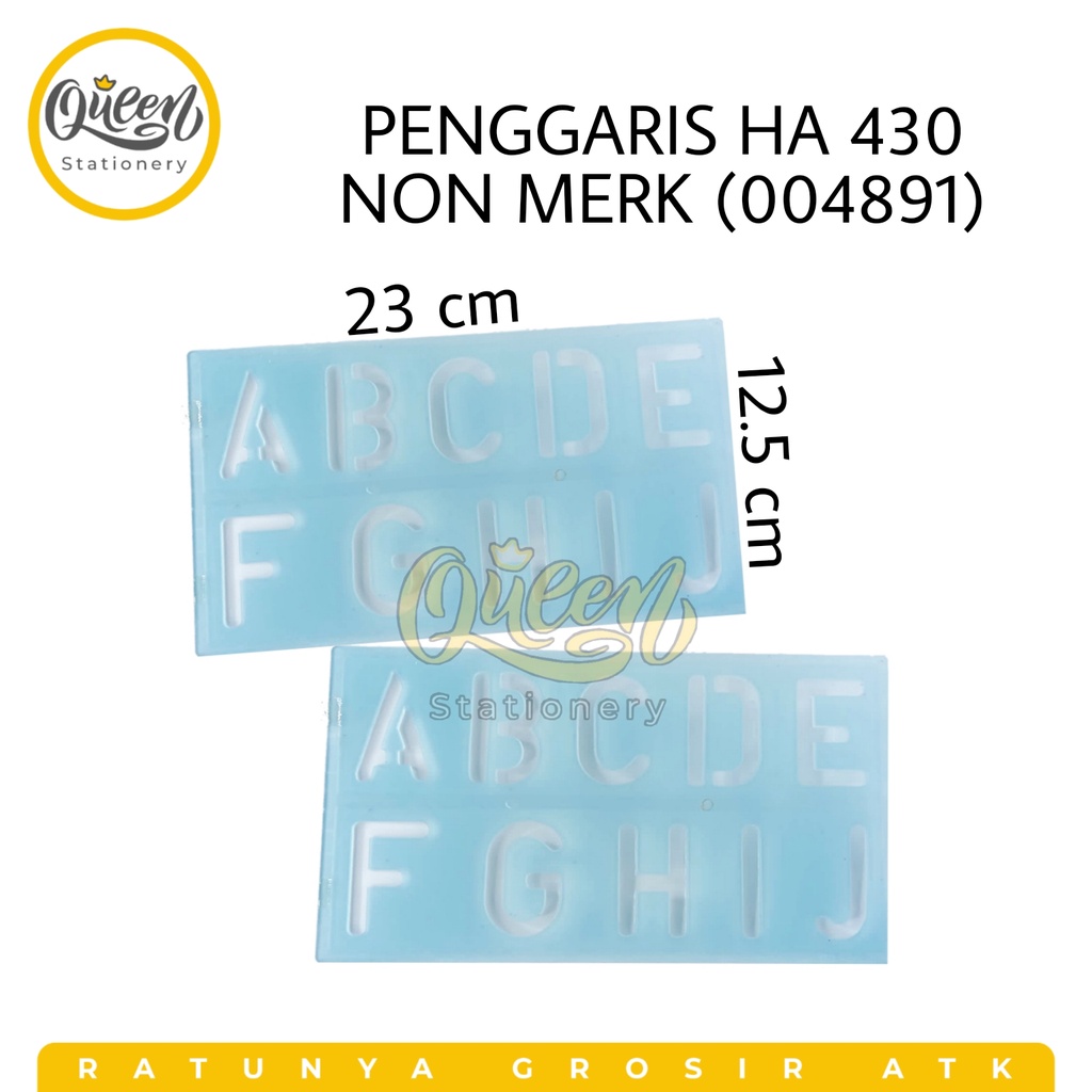 

1 PCS PENGGARIS HA 430 NON MERK / PENGGARIS STENSIL / STENSIL HURUF (004891)