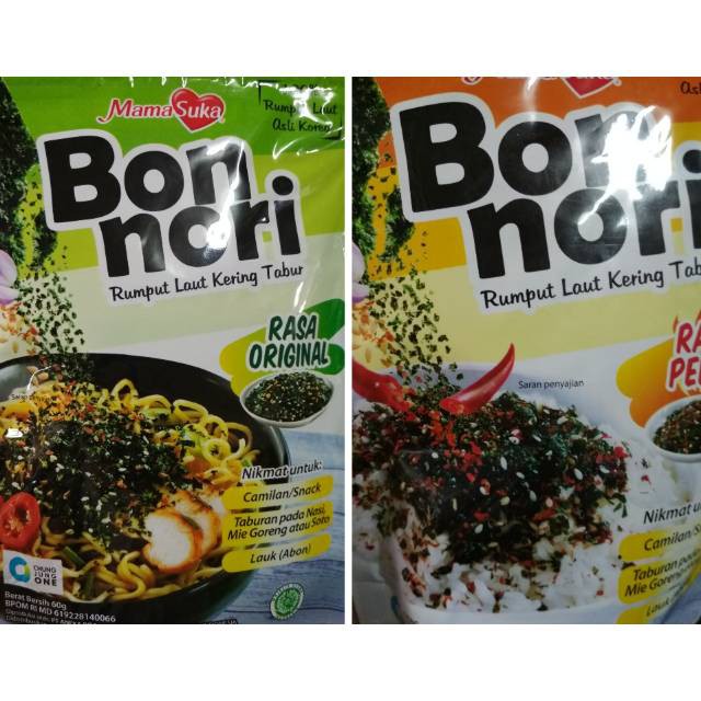 

Bon Nori Tabur 60 Gr ( mama suka)