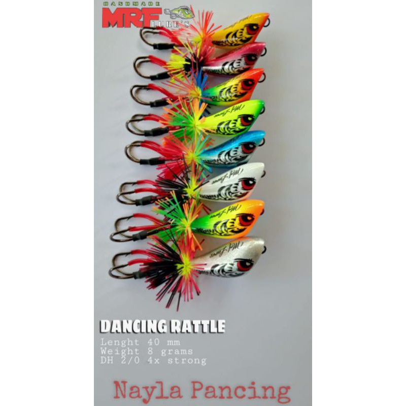 lure geol rattle MRF umpan pancing