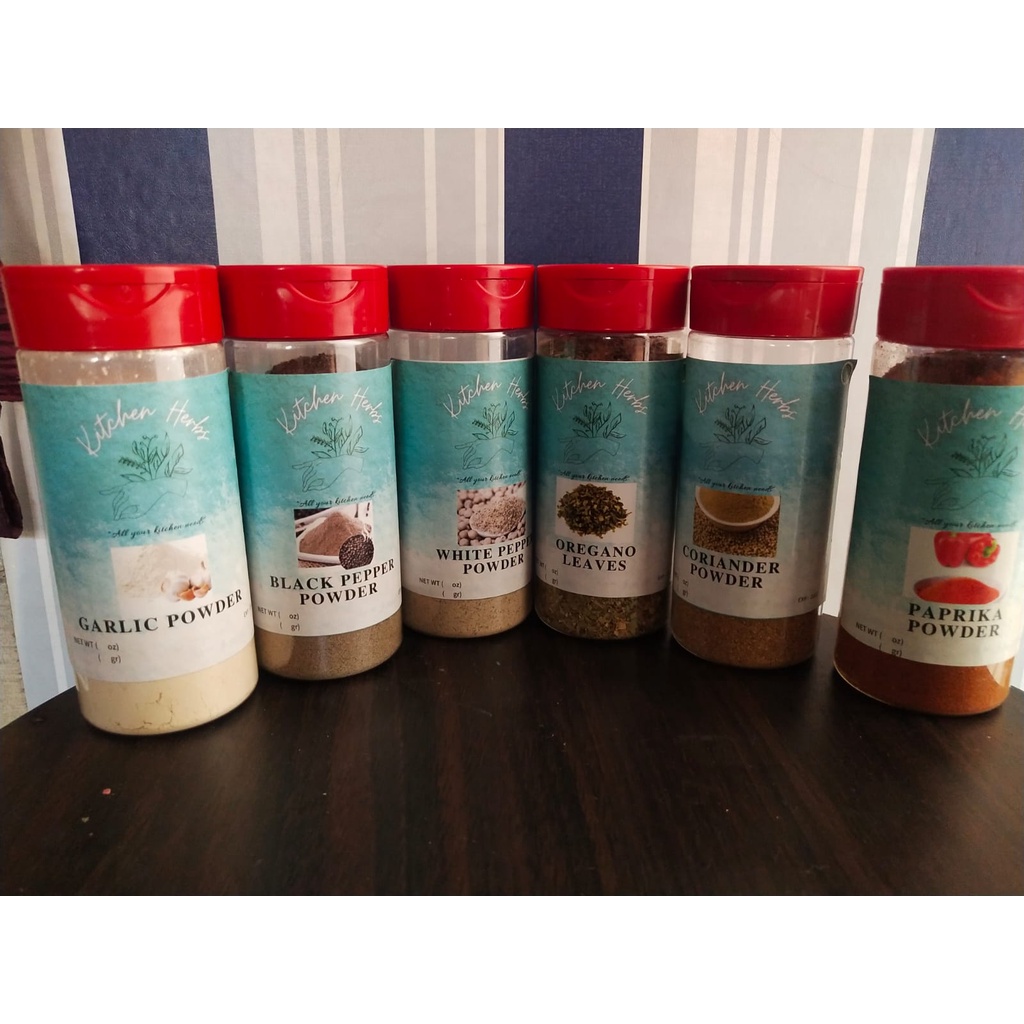 

Bumbu dapur bubuk Bawang Putih / Lada Hitam / Lada Putih / Kunyit / Paprika