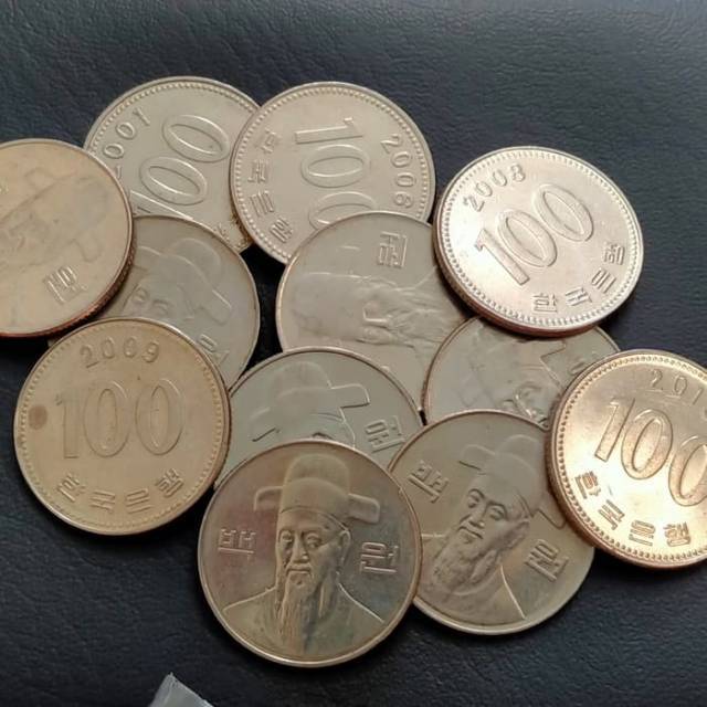 Koin asing Korea Selatan 100 won