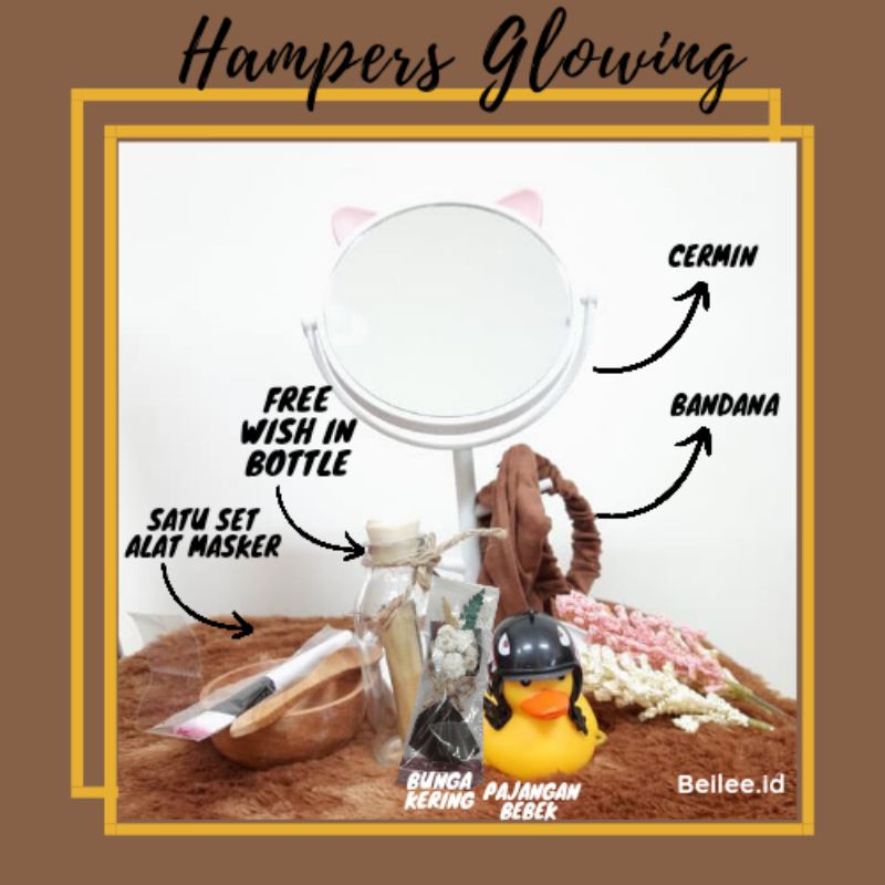 

Hampers Glowing | Hampers Cewe | Hampers Ulang Tahun | Kado Ulang Tahun | Kado Aesthetic