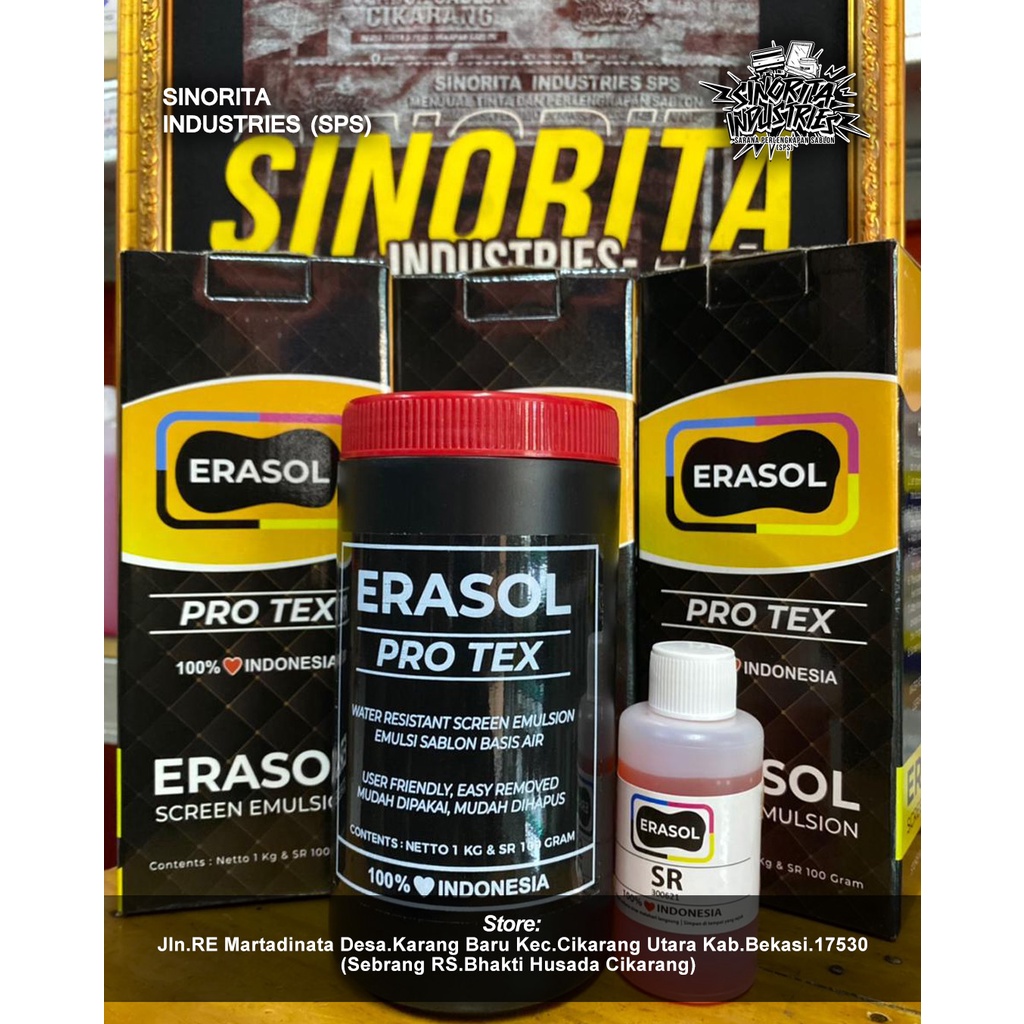 

ERASOL SCREEN EMULSION OBAT AFDRUK ERASOL UNIMATE 1KG