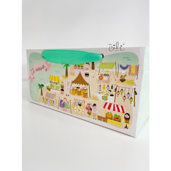 

(TERLARIS) Best seller (paperbag SEKAT NASTAR IF02) untuk dus nastar sekat