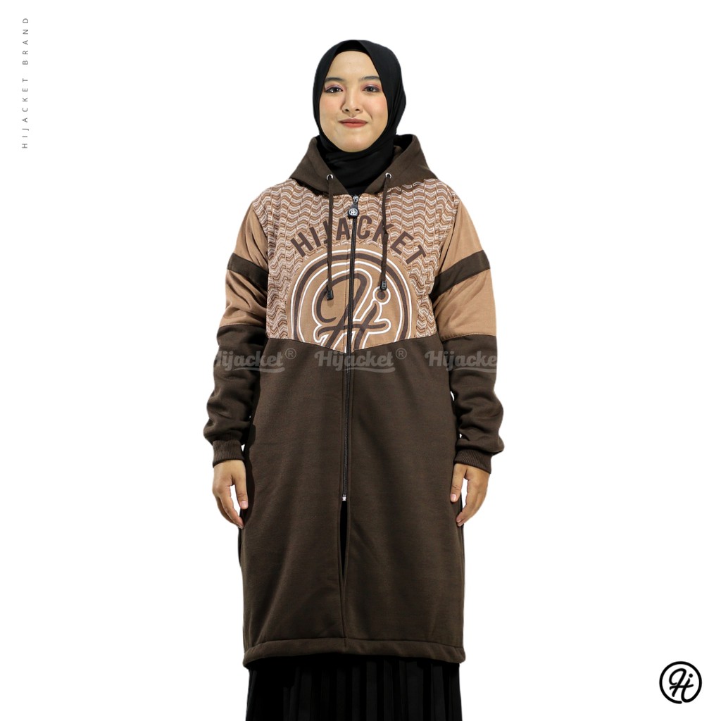 new HIJACKET® ARABELLA / jaket hijaber / jaket wanita muslimah model panjang hijaket arabella-coco