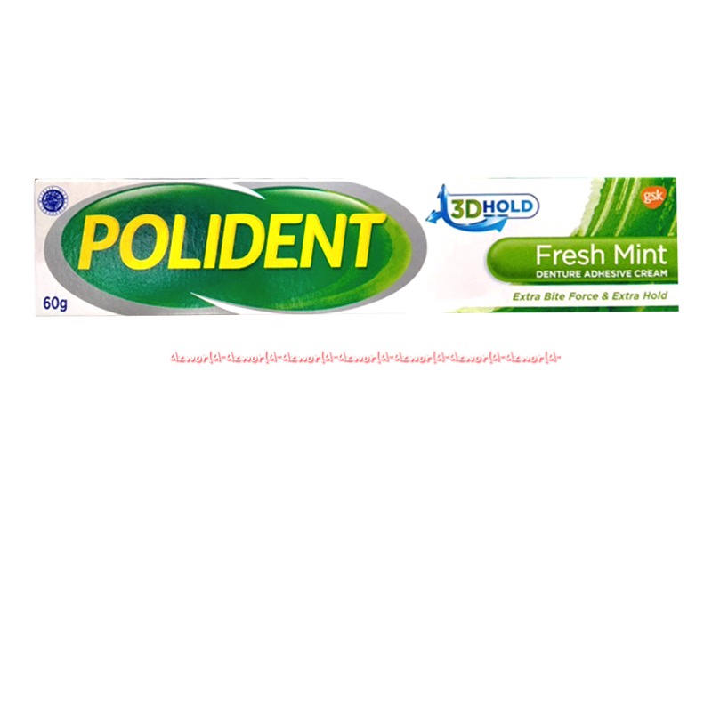 Polident Complete Comfort Adhensive 60gr Krim Lem Perkat Gigi Palsu Gigi Poliden Poli dent Komfort Lem Gigi