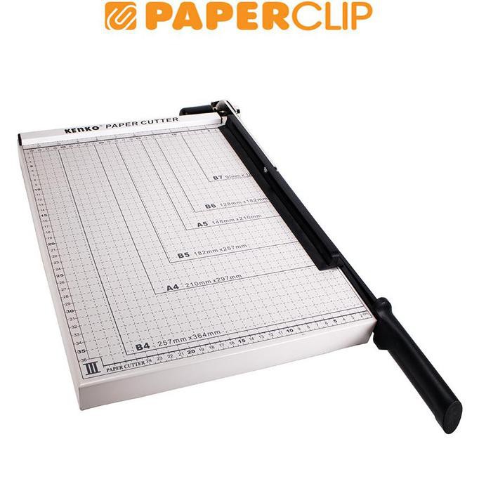 

✨BISA COD✨ PAPER CUTTER KENKO 12X15 B4 METAL