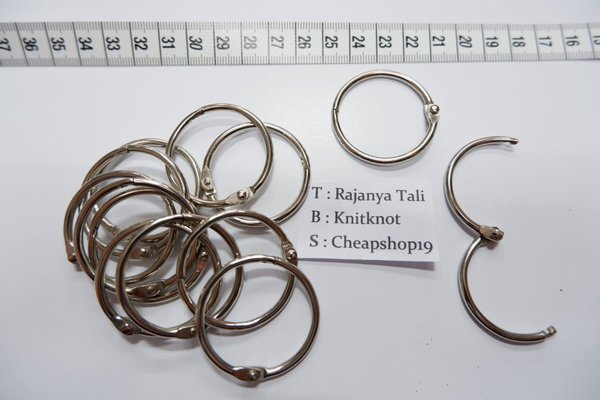 

Ring Binder 3 cm Bulat Buka tutup Scrap book 30mm