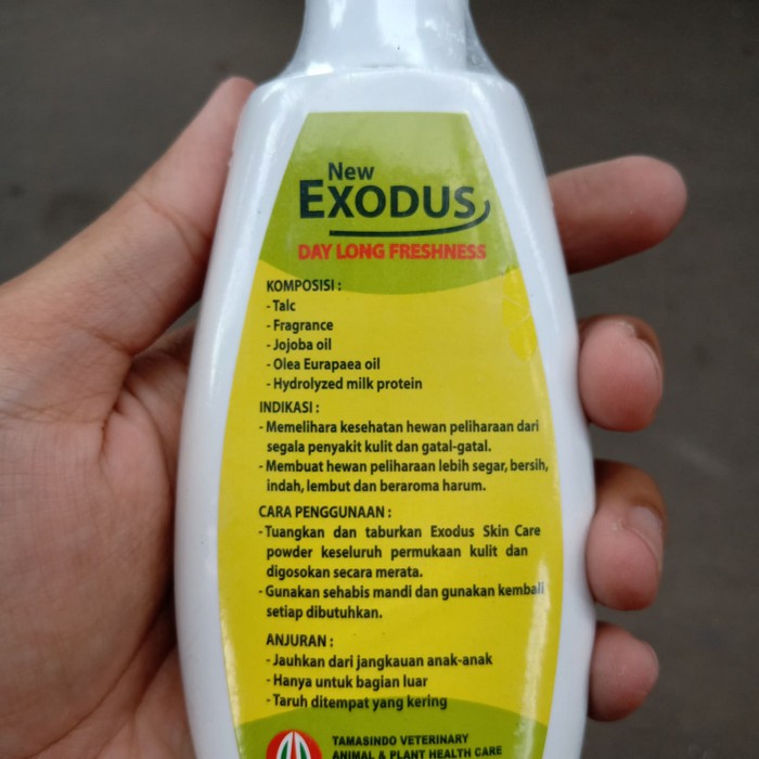 Exodus Dog 100gr Bedak Anjing Perawatan Kulit New Skin Care Dog Puppy