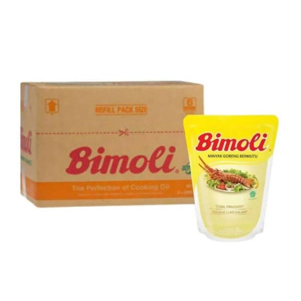 Minyak Goreng Bimoli [2 liter/ 6 pouch/ karton]