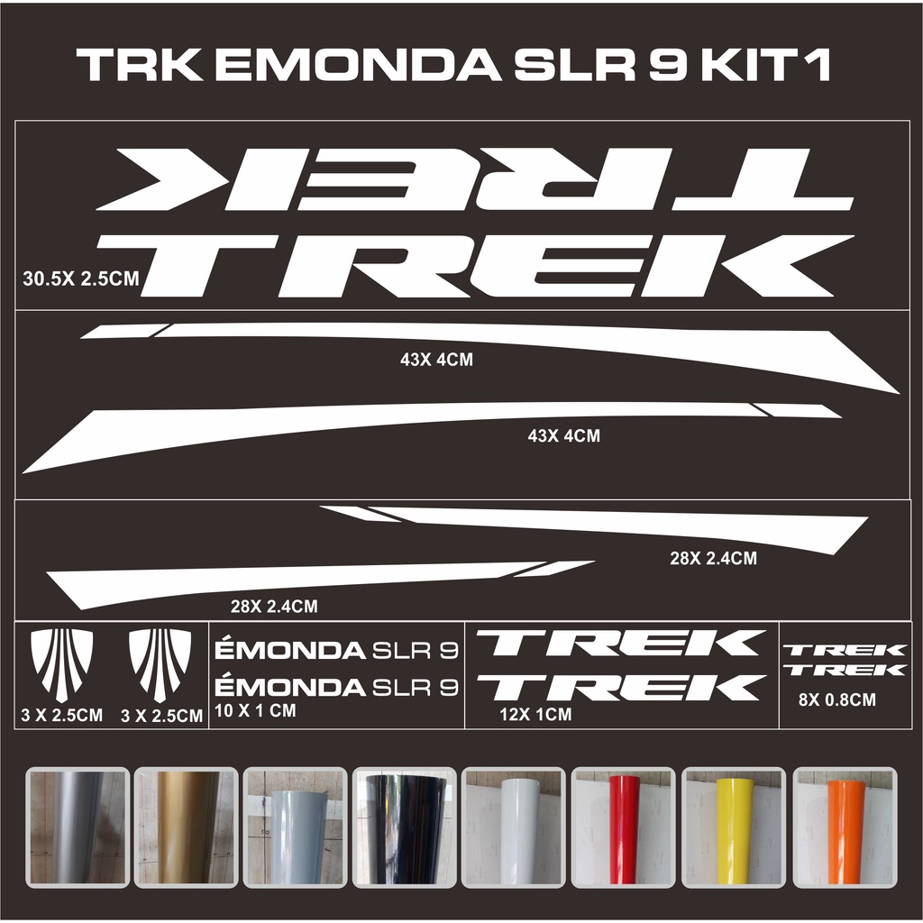 trek emonda frame decals