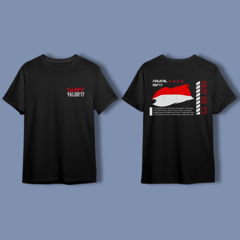 Jual Kaos Agustus Desain Sendiri Shopee Indonesia