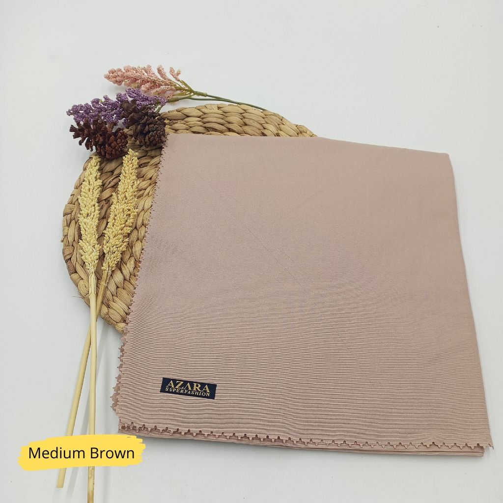 JILBAB AZARA SEGI EMPAT PREMIUM VOAL OSKARA-Medium Brow