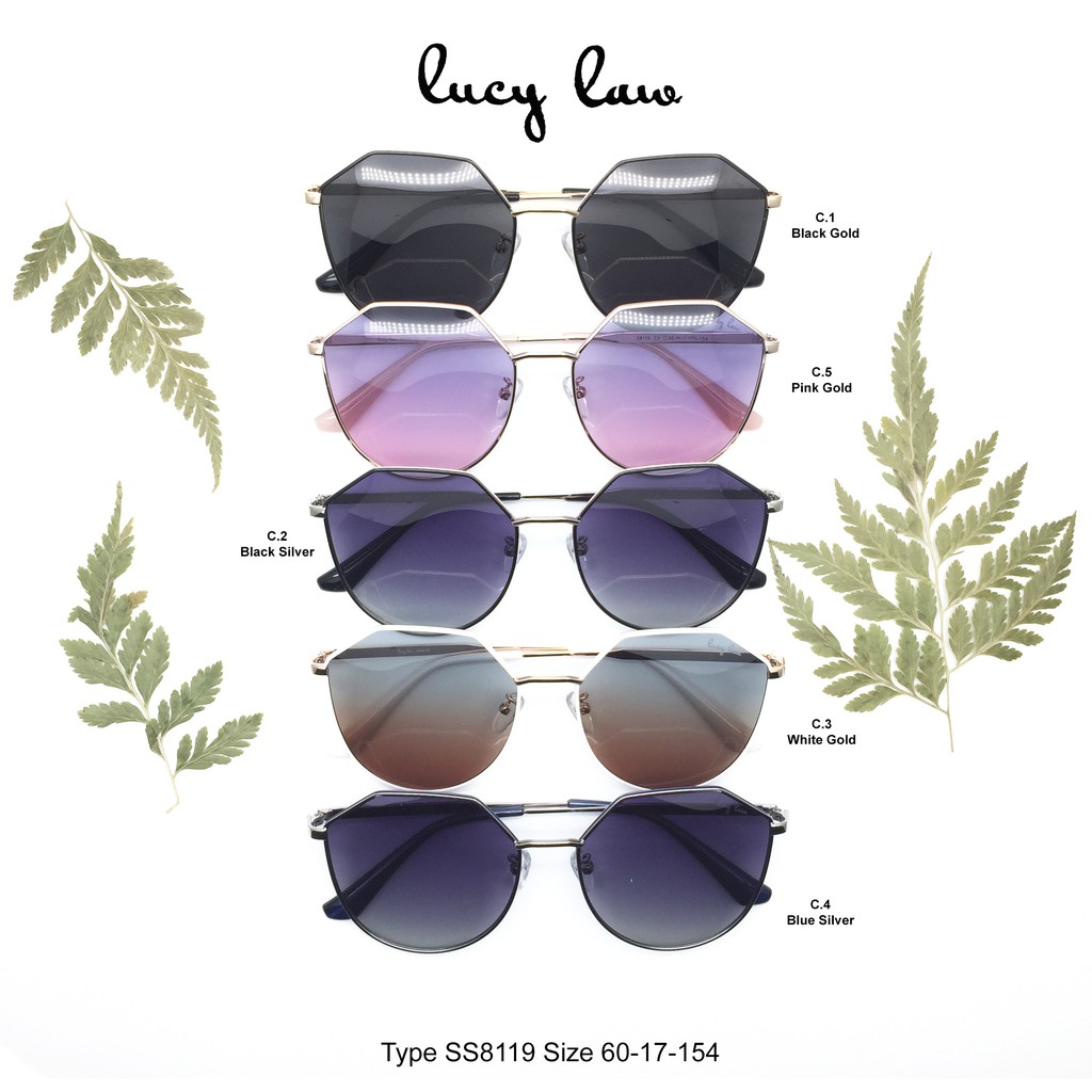 Lucy Law S8119 Sunglasses Include Polarized Lens