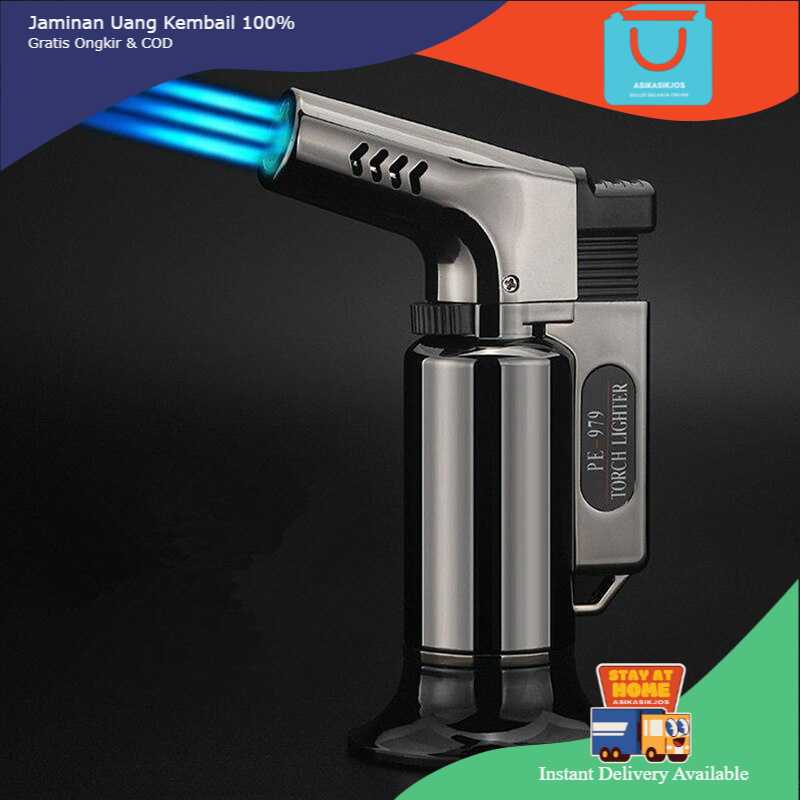 Firetric Korek Api Mini Gas Butane Turbo Torch Jet 3 Windproof PE979
