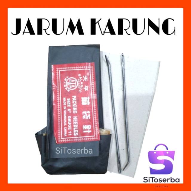 JARUM KARUNG TAJAM - JARUM GONI BESAR - JARUM JAHIT KARUNG GONI