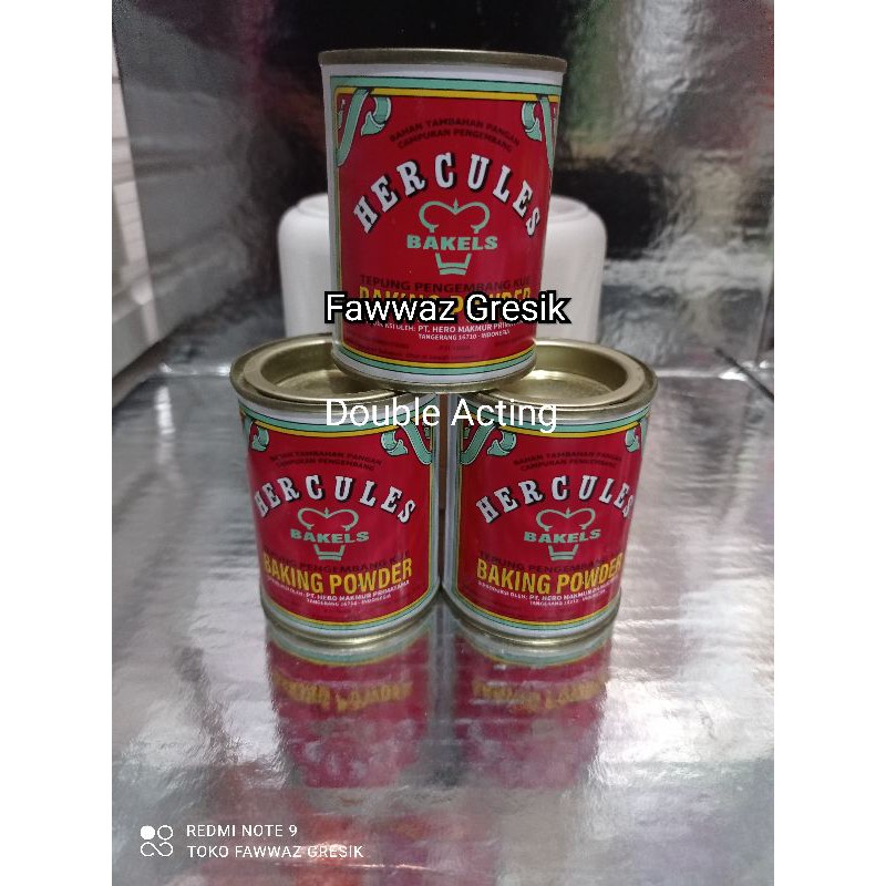 Baking Powder Double Acting Hercules 110gr - Hercules Baking Powder Double Acting 110 gr