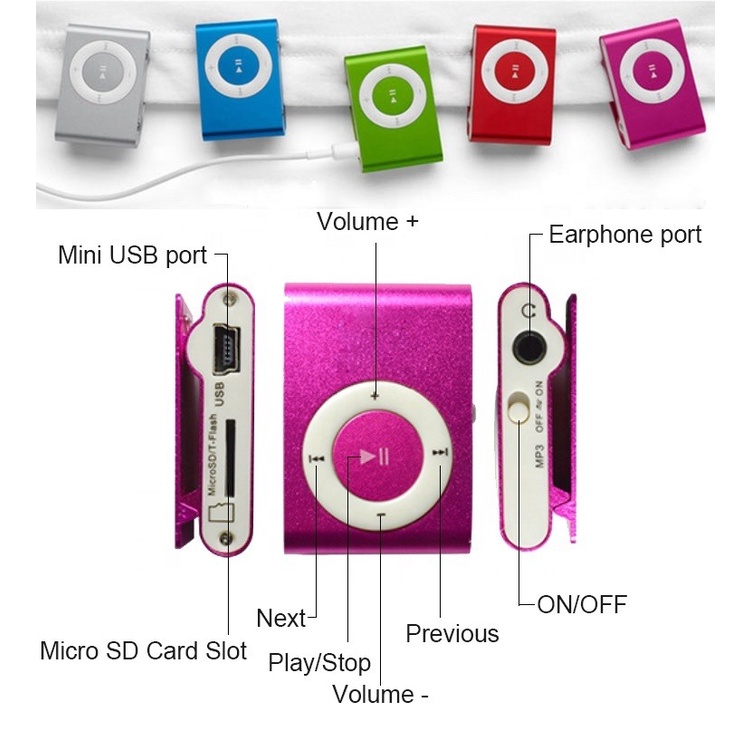 [BISA COD] Music Box Mp3 Sportive Enjoy Musik Kotak Free Headset