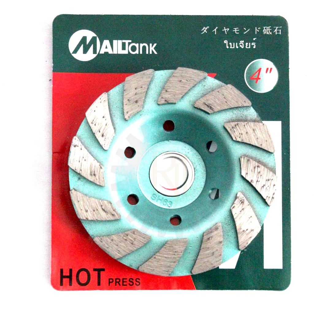 MAILTANK SH63 Diamond Cup Wheel 4&quot; / Grinding Wheel Turbo 4 Inch / Mata Potong Keramik