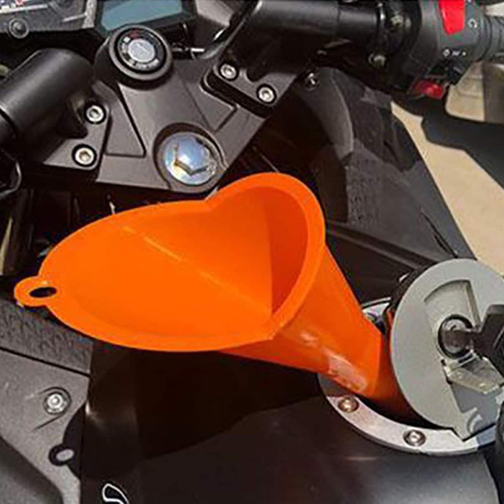 Multipurpose Long Stem Plastic Hands-Free Refueling Funnel for Car Motorcycle Diesel Filling Tool