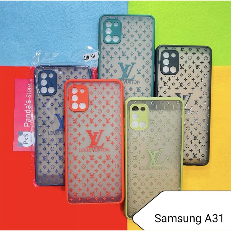 Case Samsung A31 My choice LV LOUIS VUITTON + Ring Kamera / Pelindung Kamera (PsS)