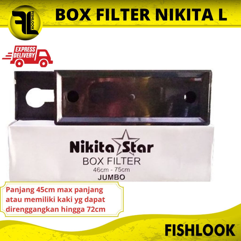 BOX FILTER JUMBO NIKITA STAR L Untuk Aquarium BESAR