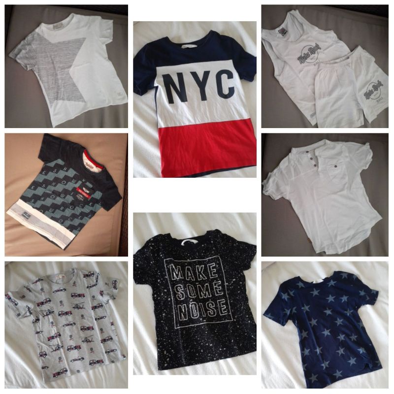 Kaos HM kids, Zara boys, dll