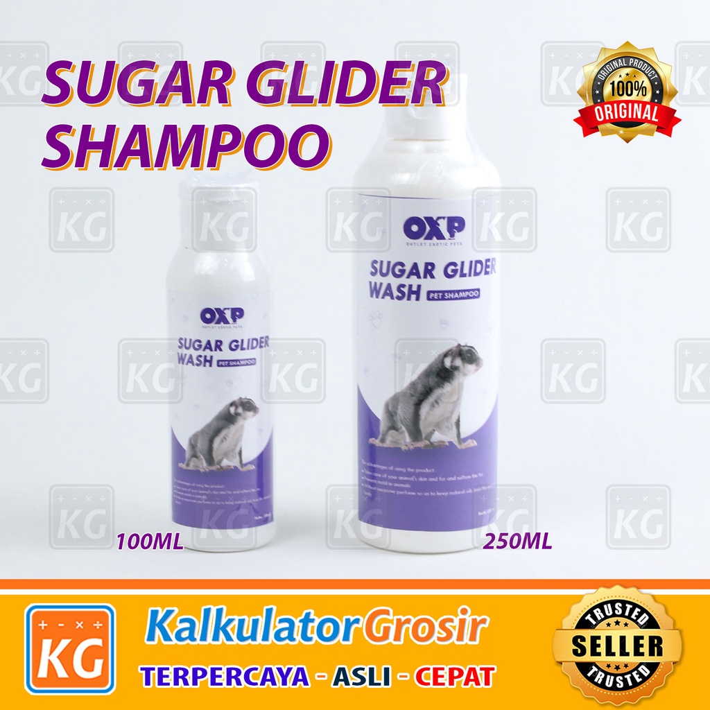 Shampo Sugar Glider Wash / Shampoo Hewan Peliharaan Dengan Natural Oil Melembutkan Bulu Sabun Shampo