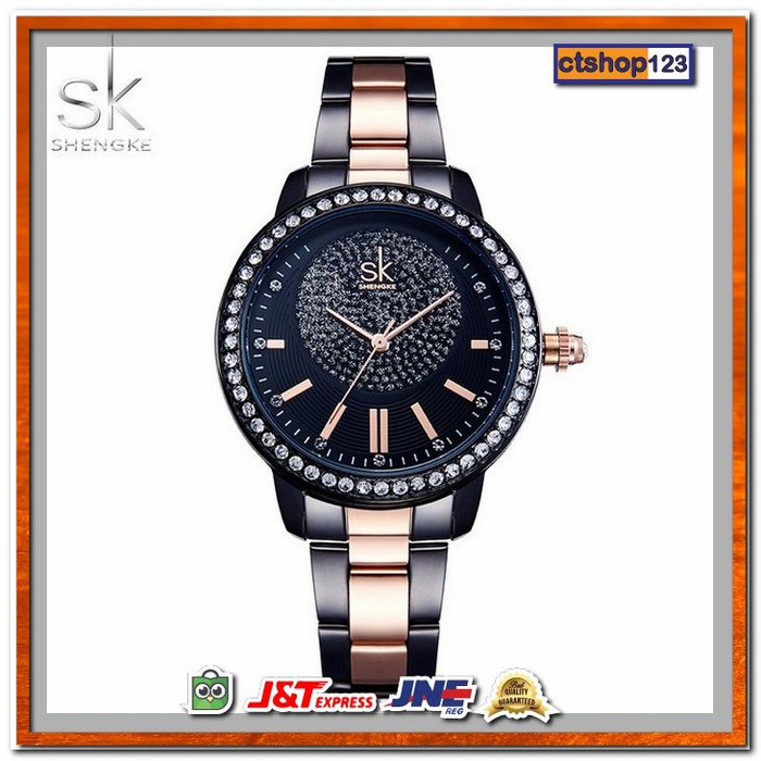 Dijual SHENGKE SK0075 ORIGINAL Jam Tangan Wanita SHENGKE Analog Berkualitas