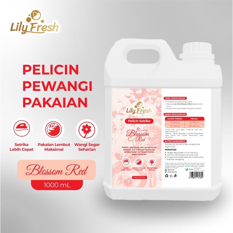 (NEW PRODUCT) LILY FRESH Pewangi Setrika Pakaian Pelicin Setrika laundry