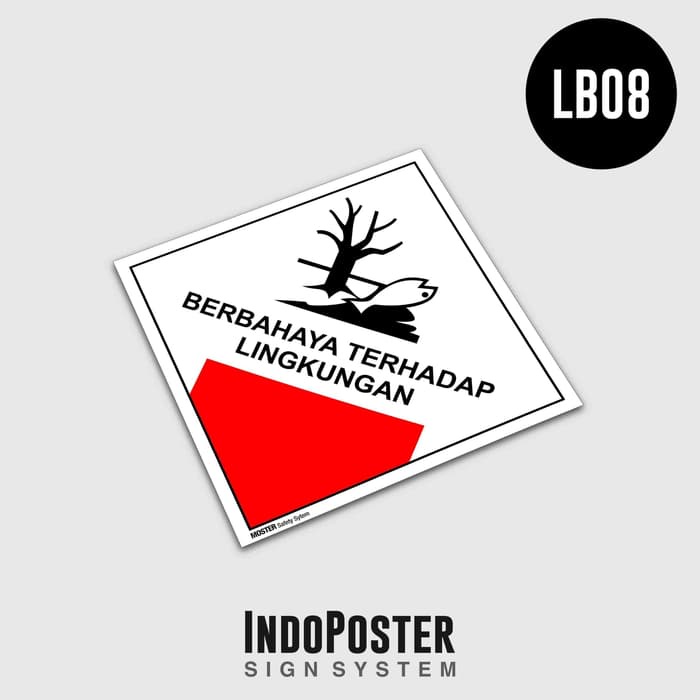 

Stiker Simbol Label K3 Limbah Hazmat Bahaya Terhadap Lingkungan