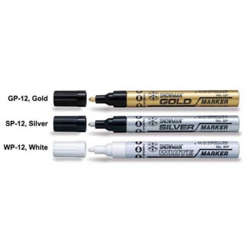 

Spidon Snowman Paint Marker Gold / Silver / White
