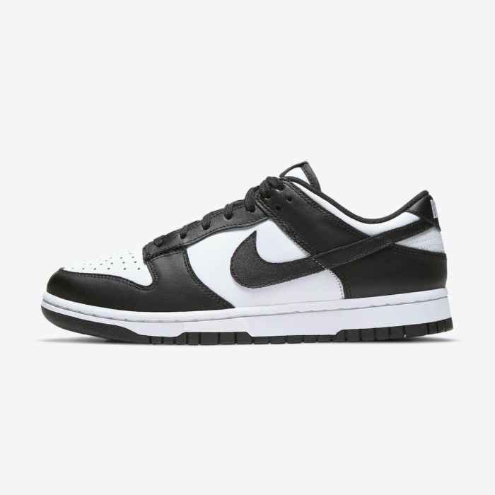 nike dunk black and white vs panda