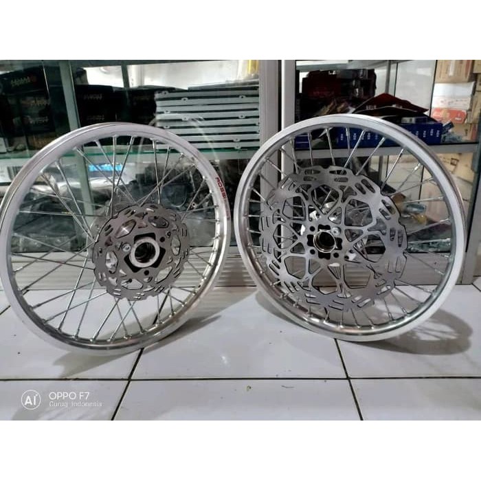 Velg Satria Fu New Old - Shogun SP Shogun 125 double disk - Sepaket Velg rossi ring 17 bonus cakram