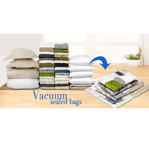 PROMO TAILI Vacuum Compression Bags Clothes 1 PCS - TR028 - Transparent