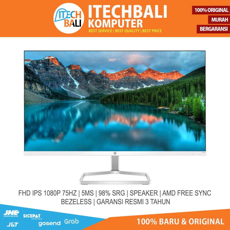 MONITOR HP M24Fwa IPS Full Hd 75Hz 24&quot; Garansi Resmi | ITECHBALI