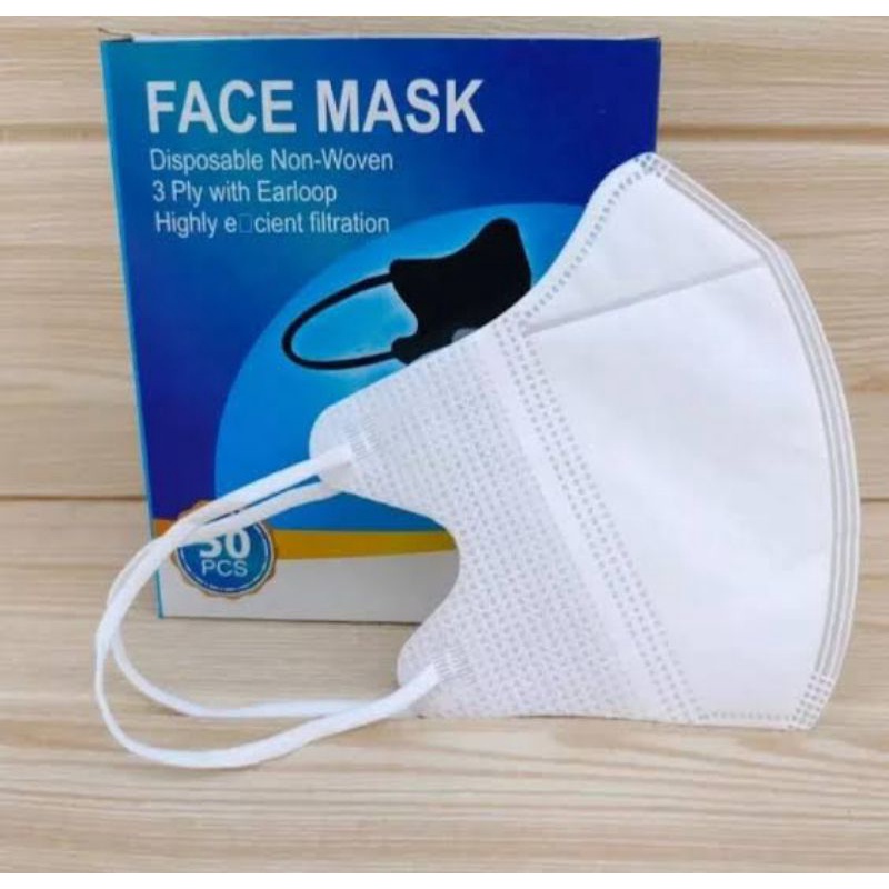 masker duckbill isi 50pcs 3ply