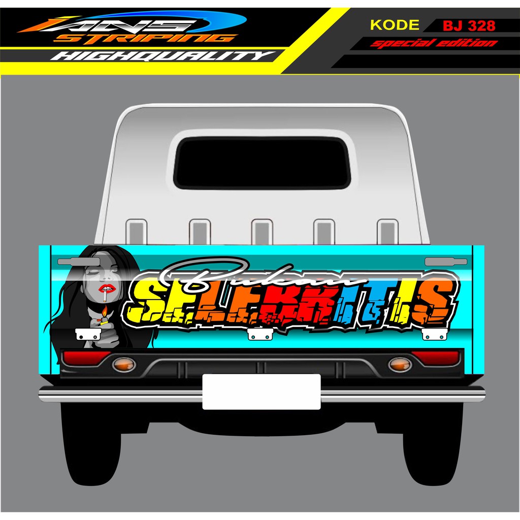 DECAL STIKCER GRANMAX PICK UP / STIKER BAK MOBIL GRANMAX / STICKER PICK UP