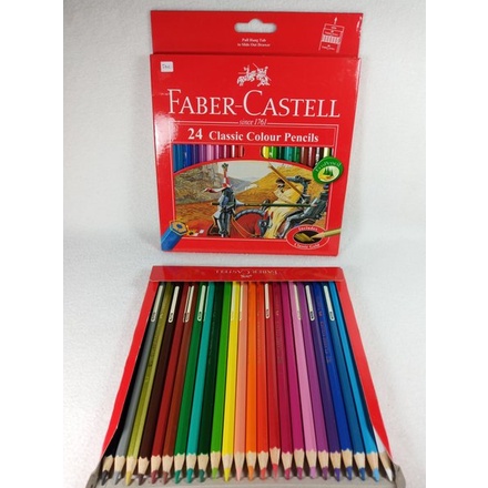 Jual Pensil Warna / 24 Warna Classic Faber Castell | Shopee Indonesia