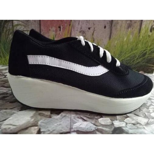 Terbaru Sepatu Wanita Kest Vans Sds110 - Hitam, 37 Garansi