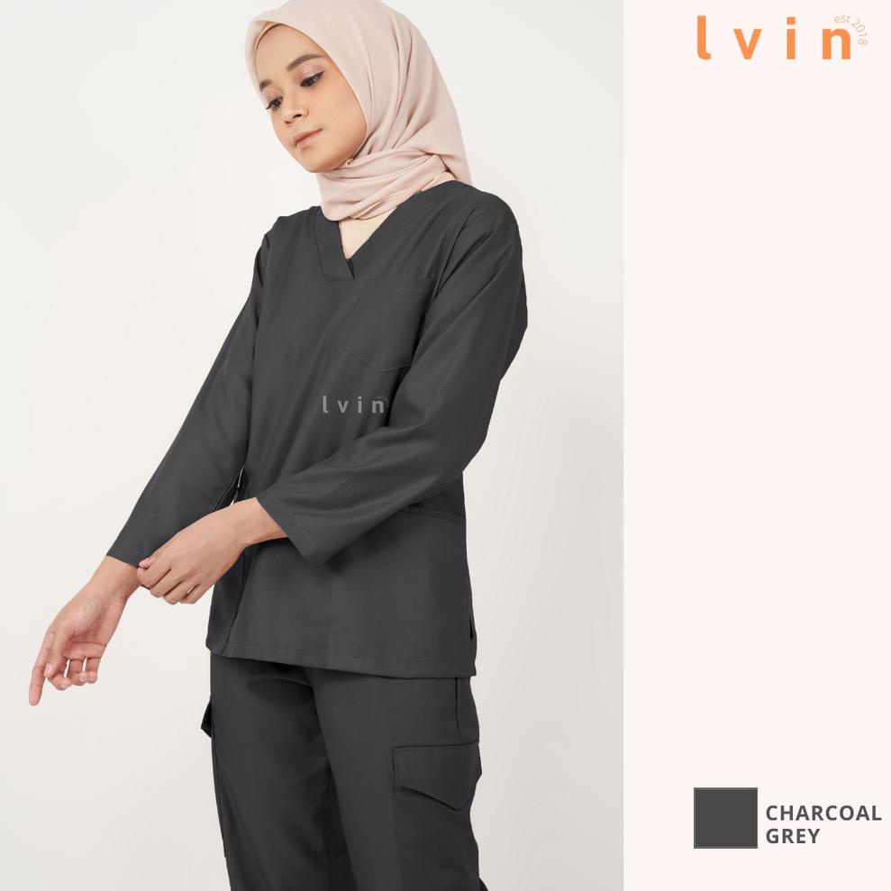 PALING LARIS	[ Lvin ] Baju OKA Joger Lengan Panjang / Baju Jaga / Set Baju Celana Jaga Oka / Dokter