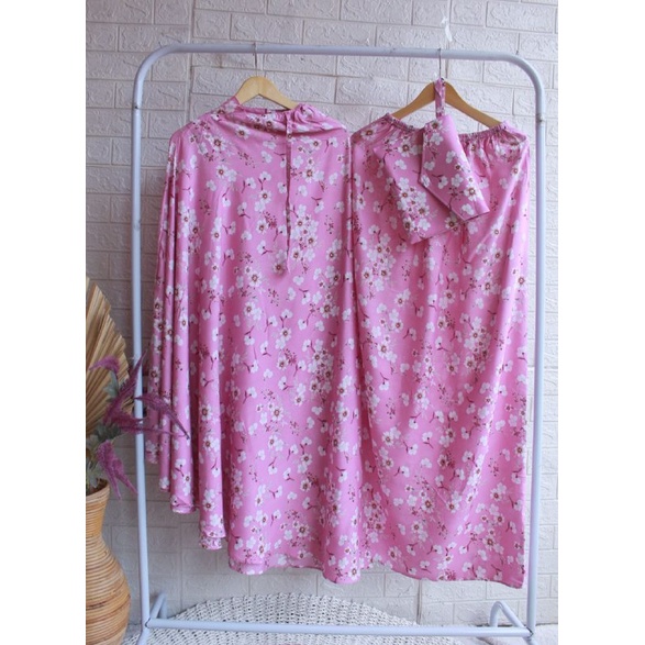 Mukena Dewasa Bahan Rayon Motif Printing