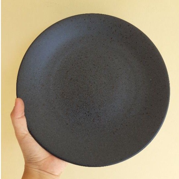 Black Doff Dinner Plate