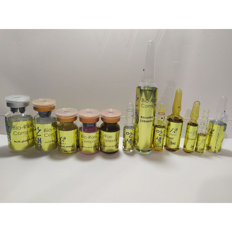 Suntik putih bio rae complexion 12 pure gold ii miracle white laros fine gold